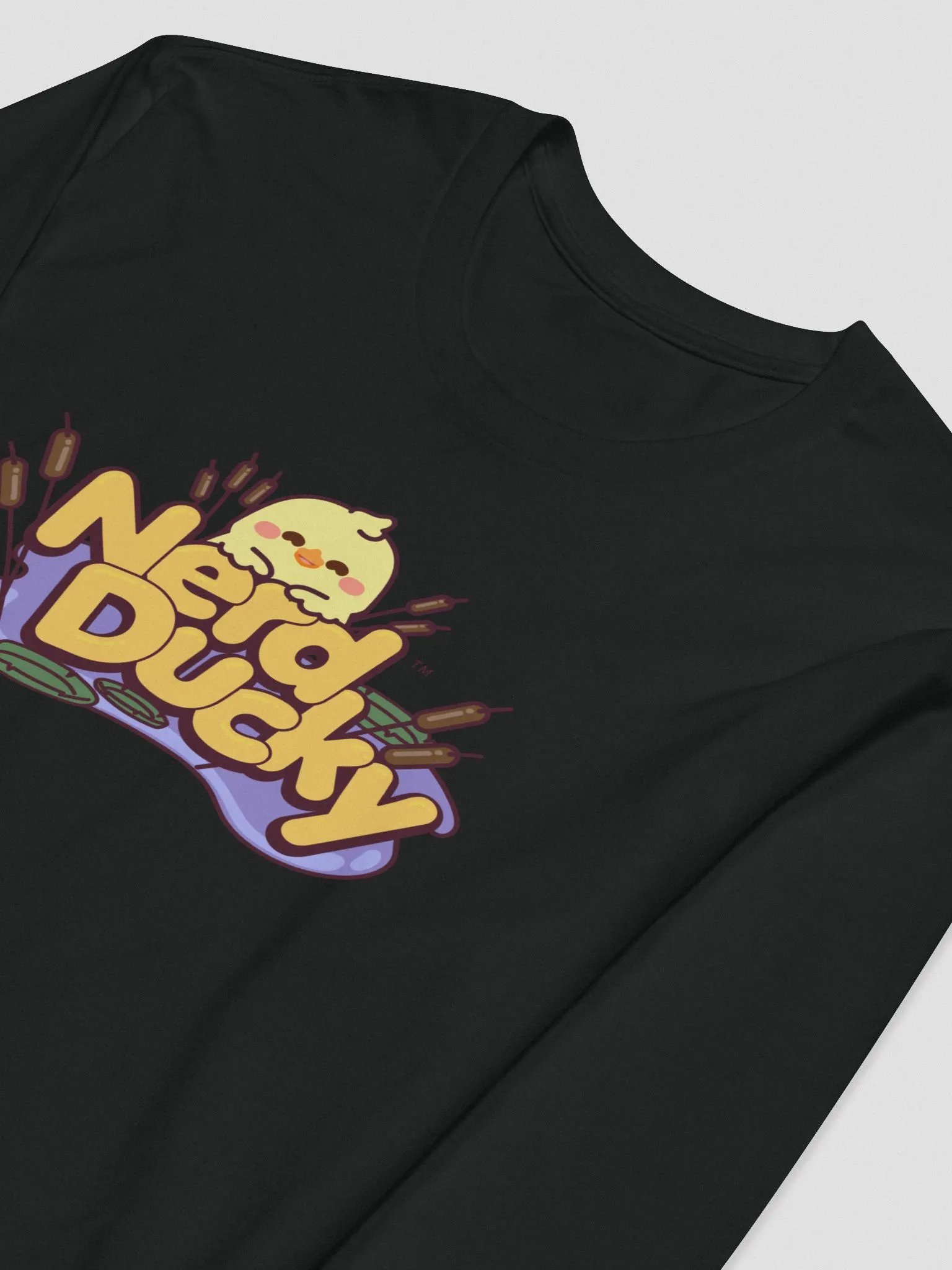 Ducky Logo Fitted Long Sleeve Crew product image (3)