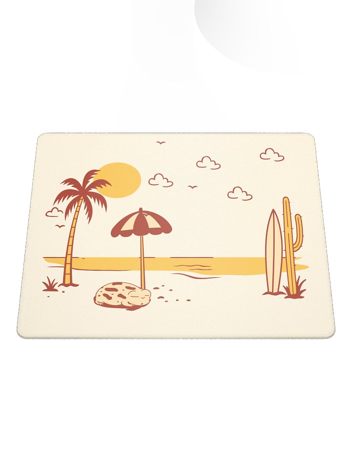 Sunset Beach Gaming Mouse Pad product image (1)