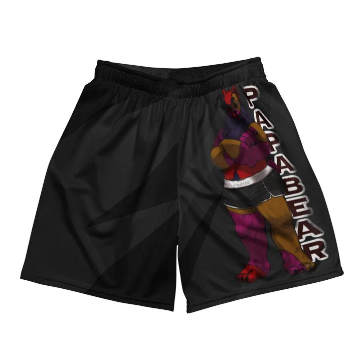 PapaBear Unisex Mesh Shorts product image (2)