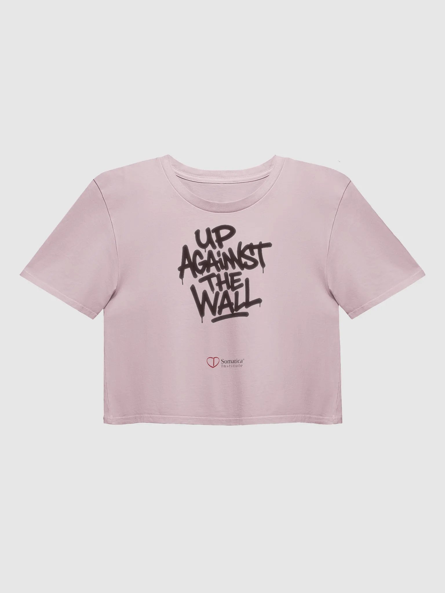 Up against the wall on Women's Premium Crop Top product image (1)