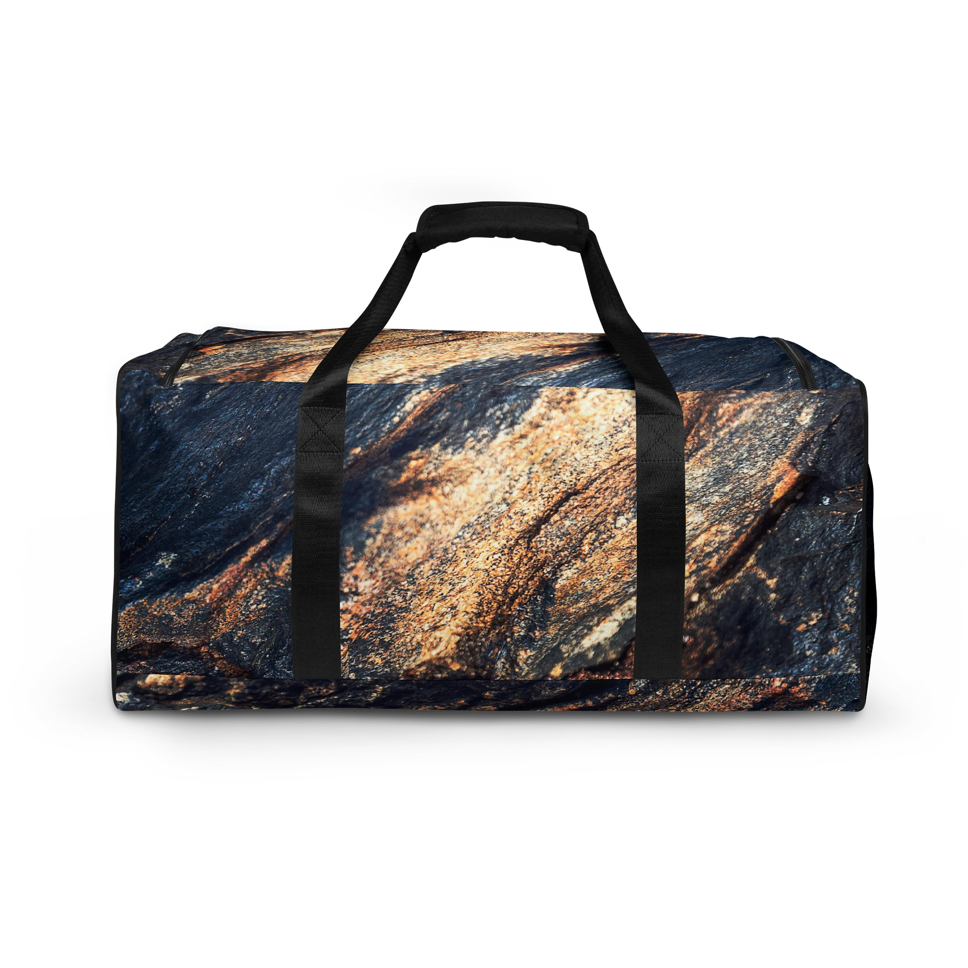Obsidian Life All-Over Print Dark Mineral Travel Duffle Bag product image (4)