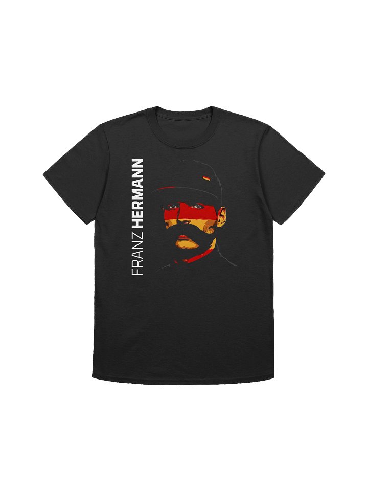 Franz Hermann F1 German Colors Mustache T-Shirt product image (1)