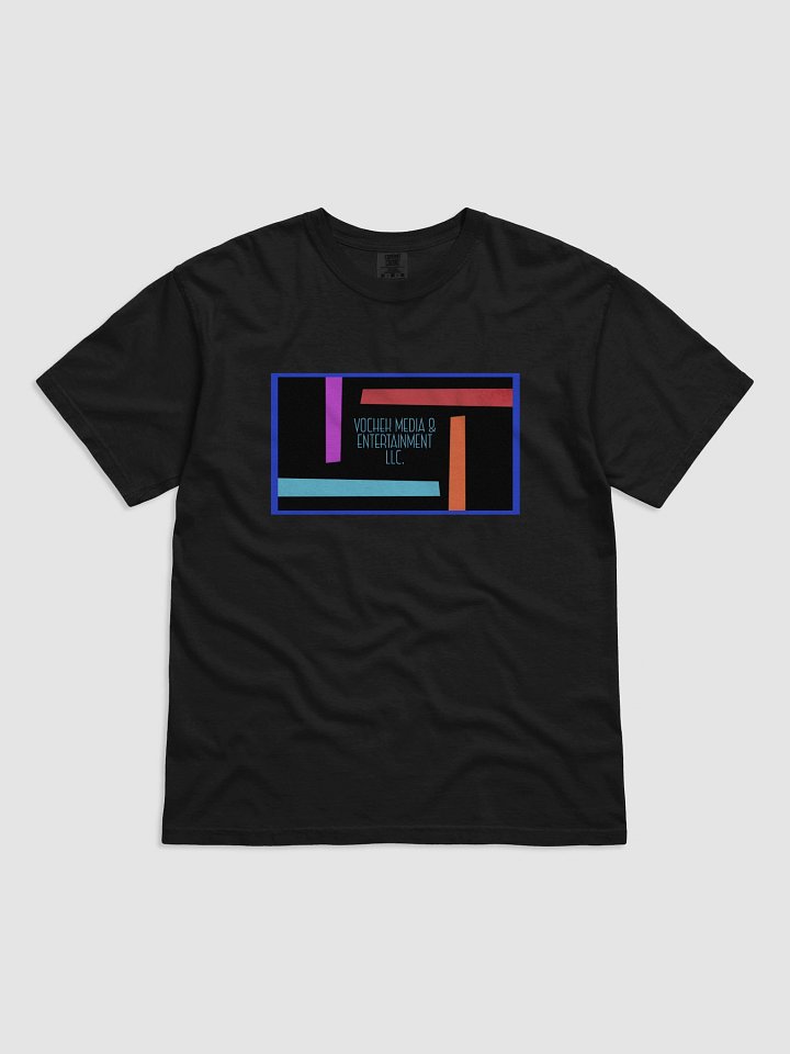 Vochek Media and Entertainment Logo Heavyweight T-Shirt product image (1)
