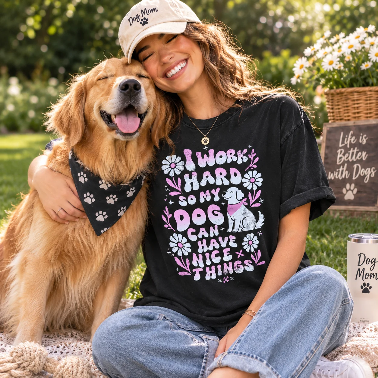 I Work Hard So My Dog Can Have Nice Things T-Shirt product image (2)