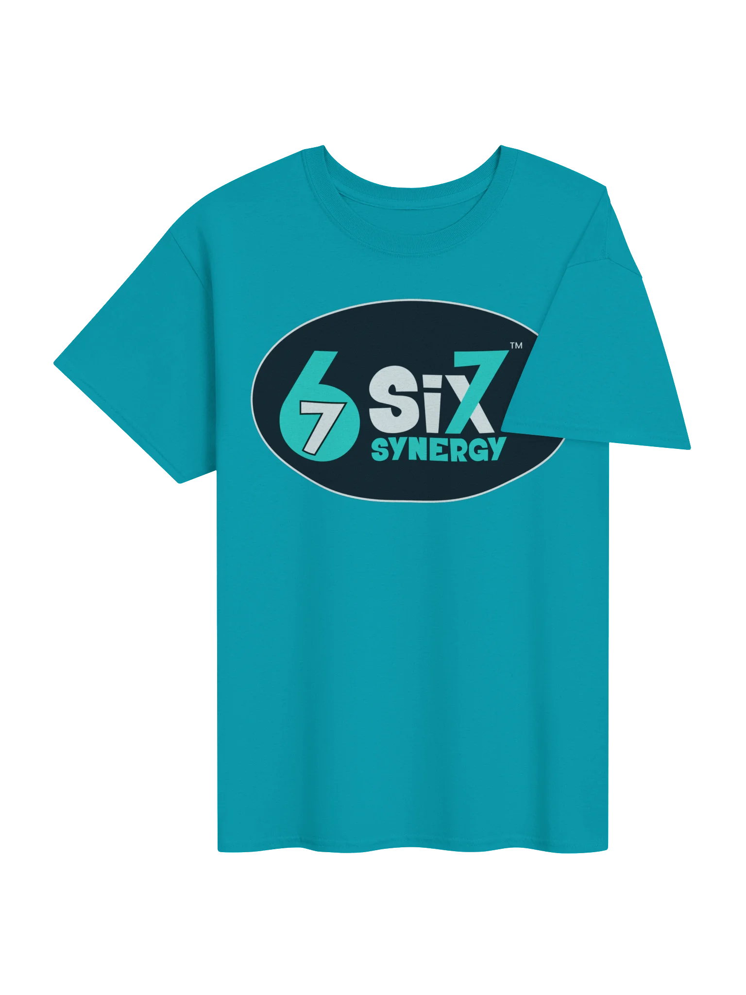 Adult T-Shirt - Tropical Blue, Main Logo product image (4)