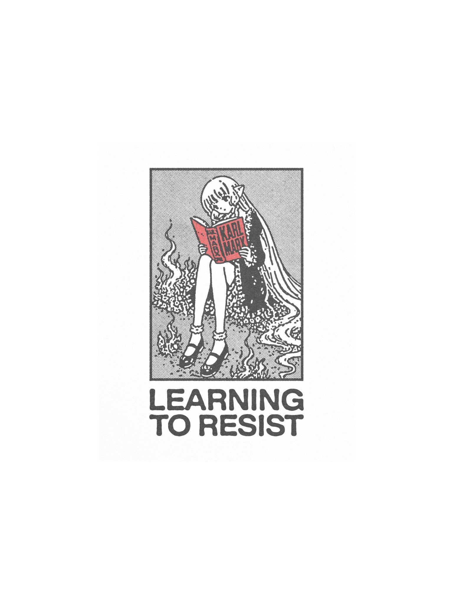 LEARNING TO RESIST ! Art Print. product image (1)