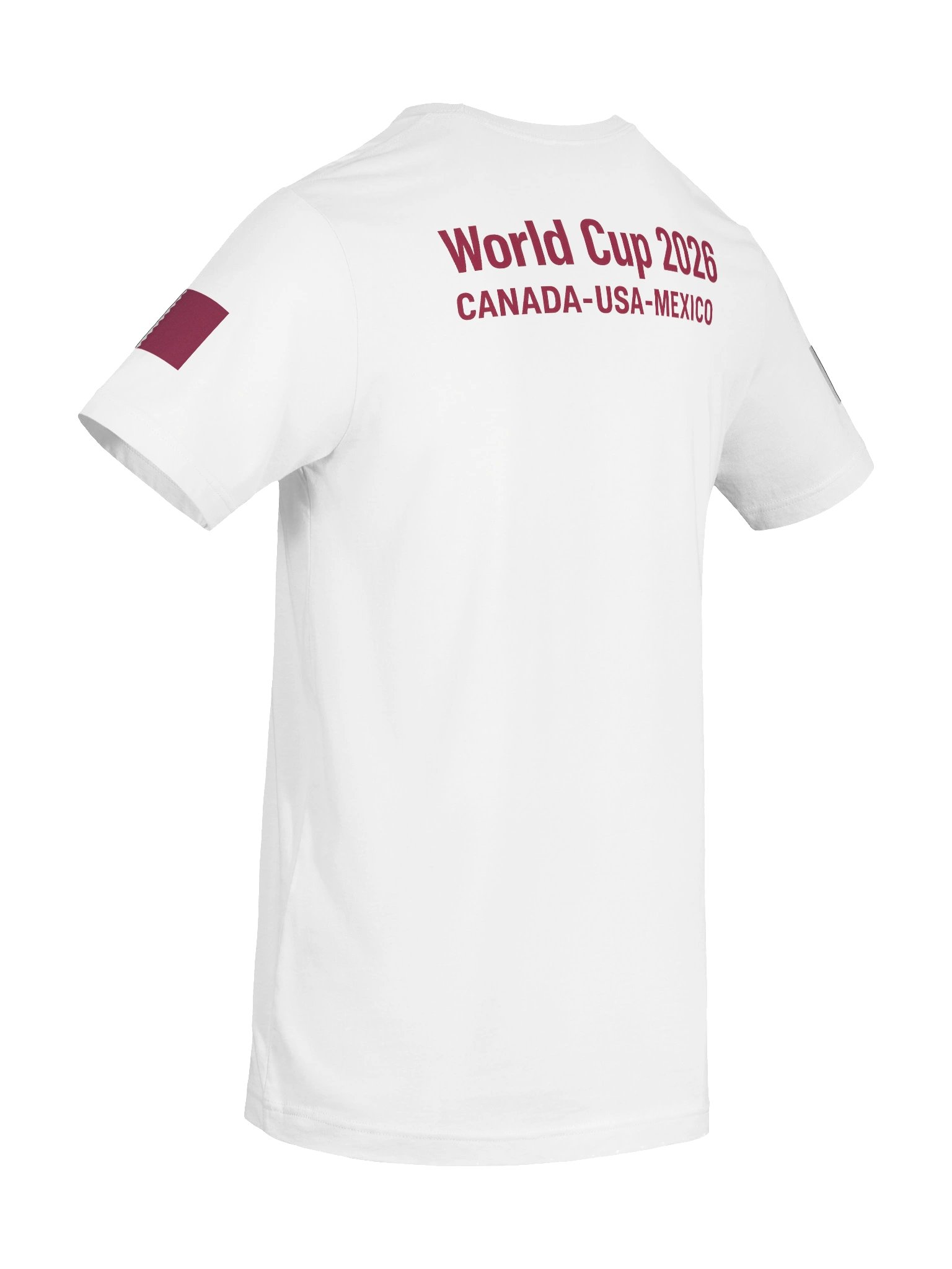Qatar 2026 World Cup Flag Tee - Unisex Edition - Premium Bella+Canvas 3001 product image (82)