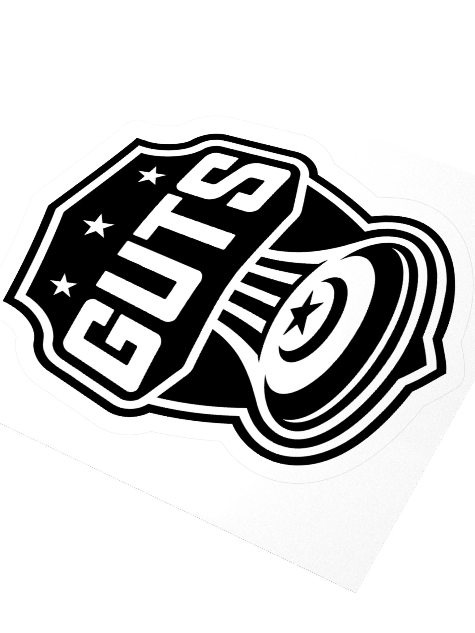 Guts Black Logo Sticker product image (3)