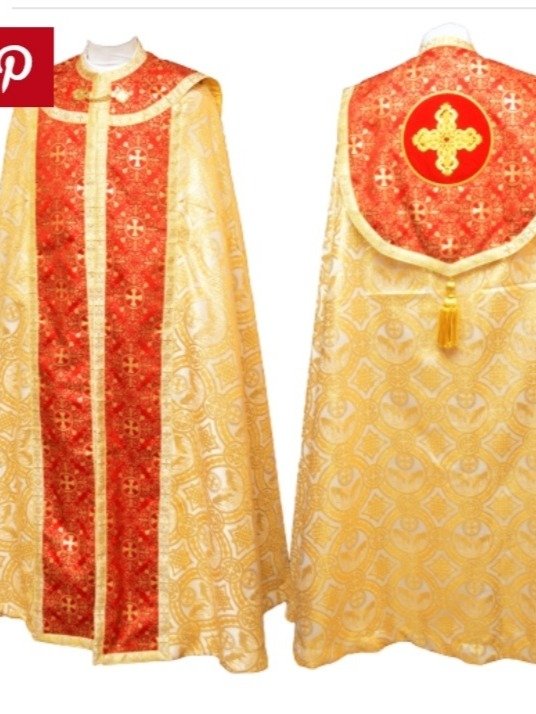 Bishop Vestments, Clerical Attire, Liturgical Garments, Ecclesiastical Robes, Sacred Vesture. product image (1)