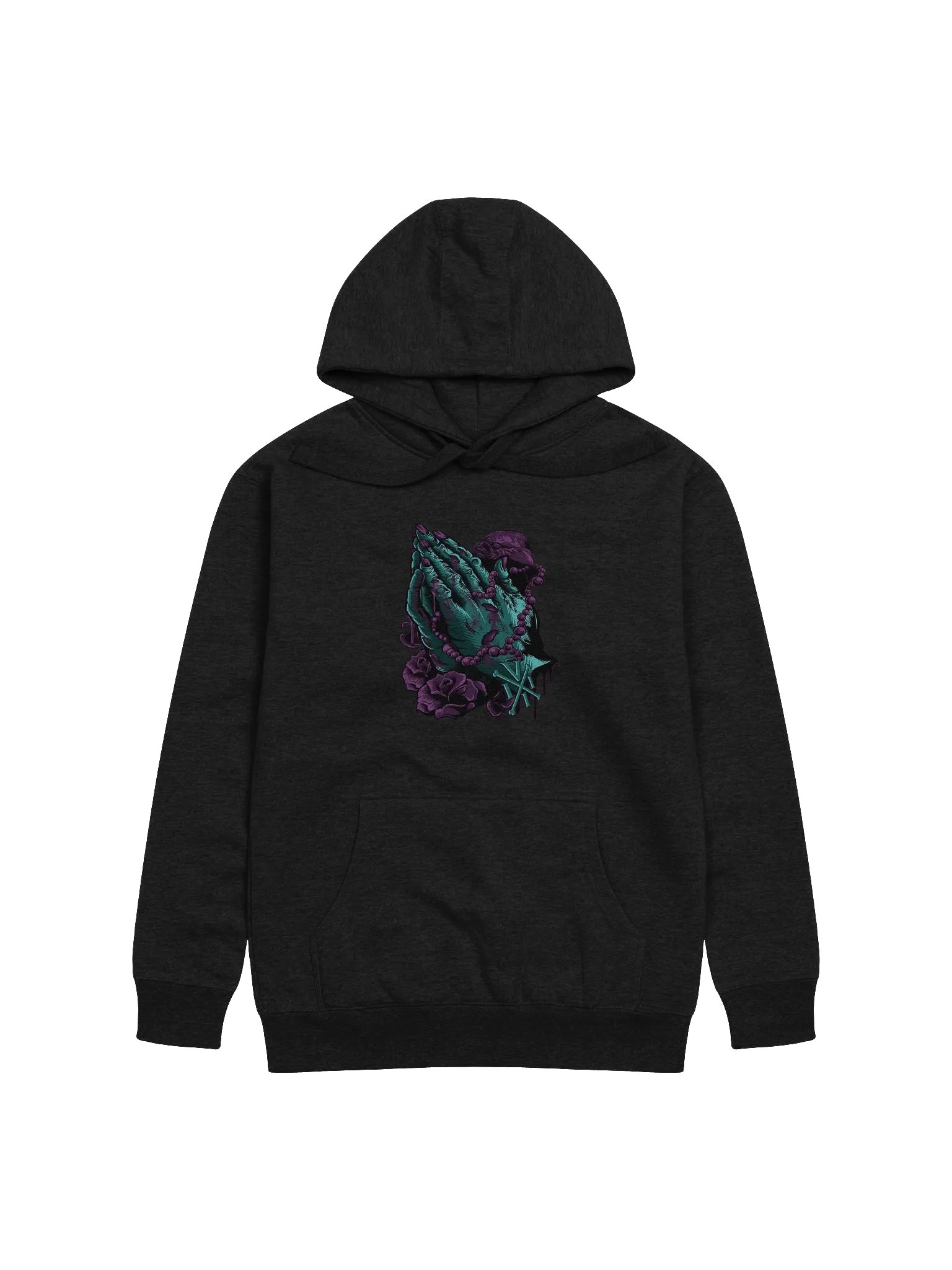 Vampire Prayer Front Printed Hoodie product image (1)