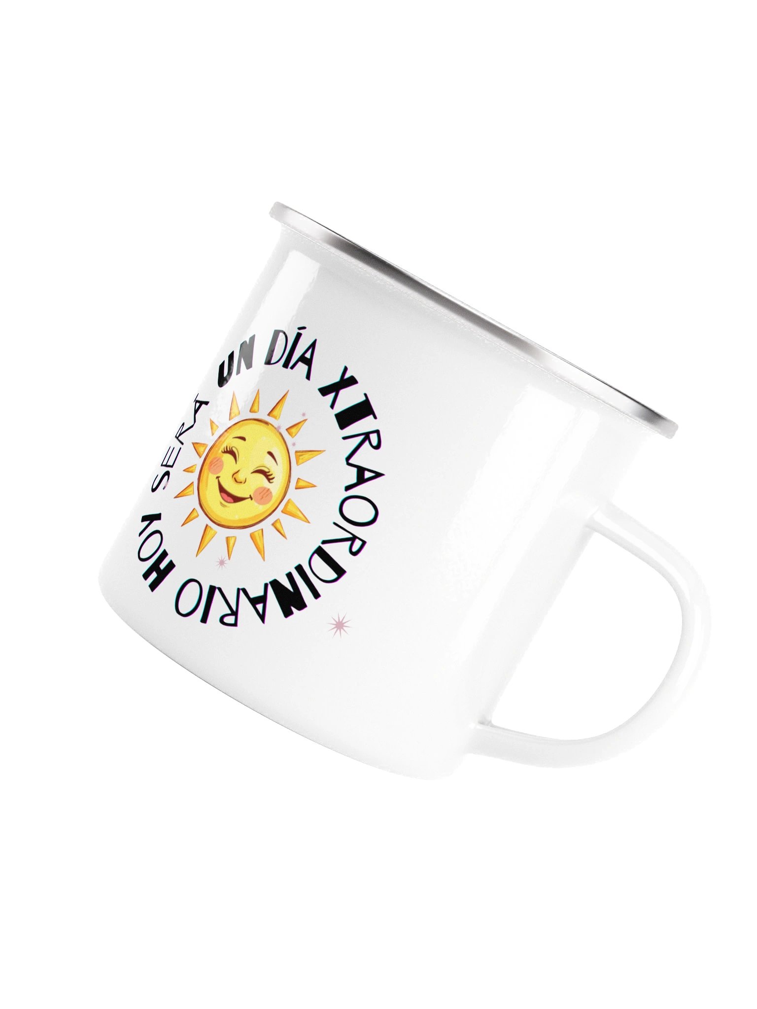 Smiling Sun Enamel Mug product image (5)