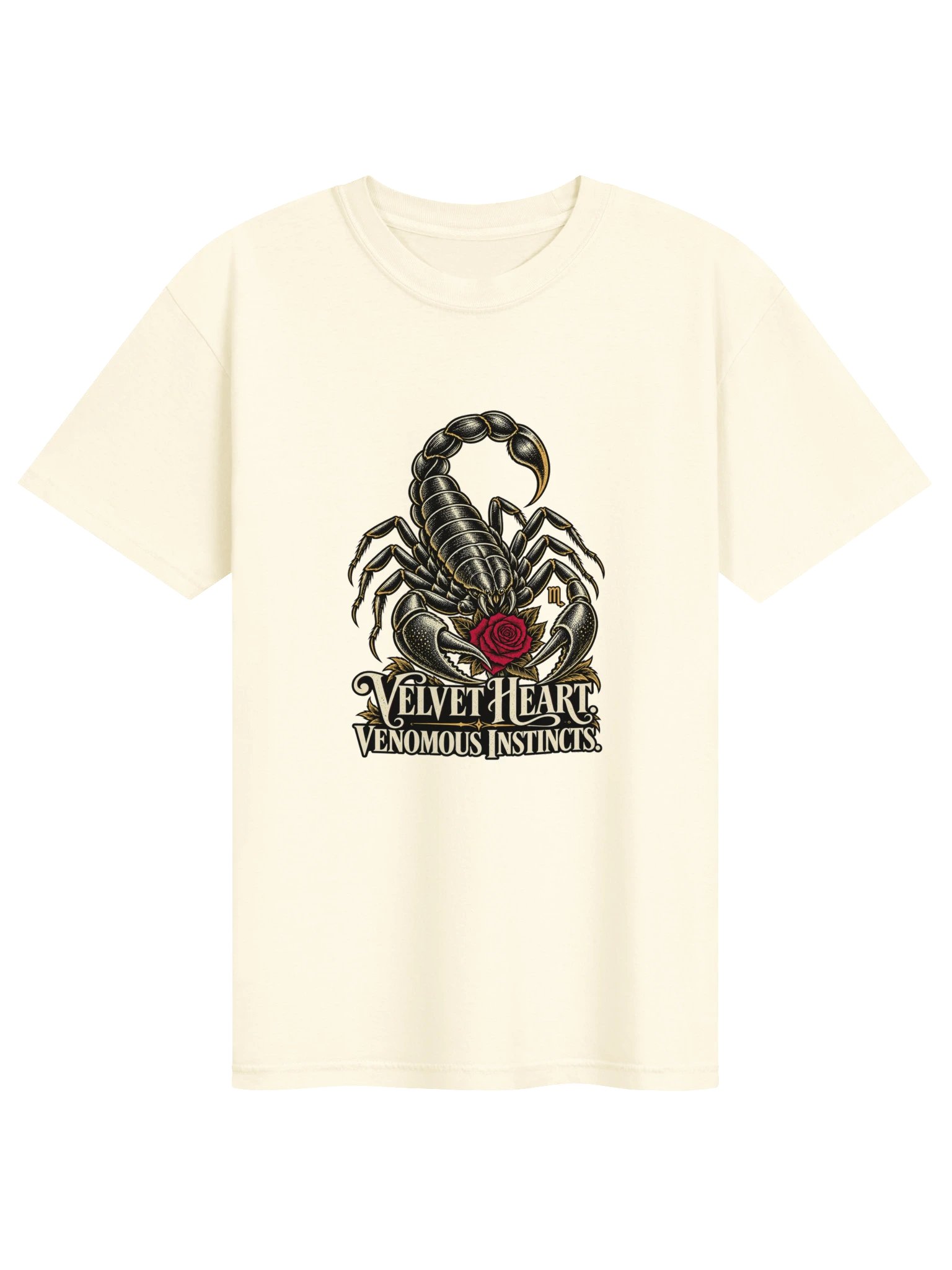 Scorpio: Velvet Heart. Venomous Instincts. - Premium Garment-Dyed Tee product image (1)