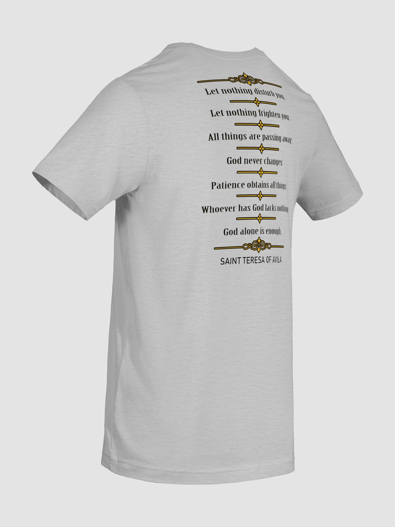 Power of Prayer - Saint Teresa of Avila T-Shirt (Front & Back) product image (8)