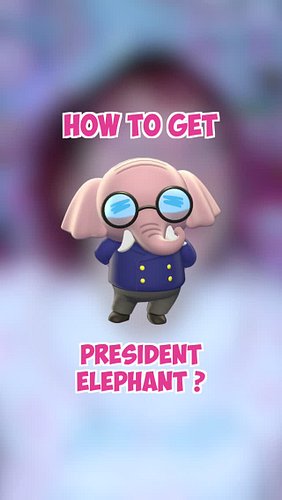 How to get President Elephant in Hello Kitty Island Adventure⁠
⁠
⁠
These are the requirements to get President Elephant to co...