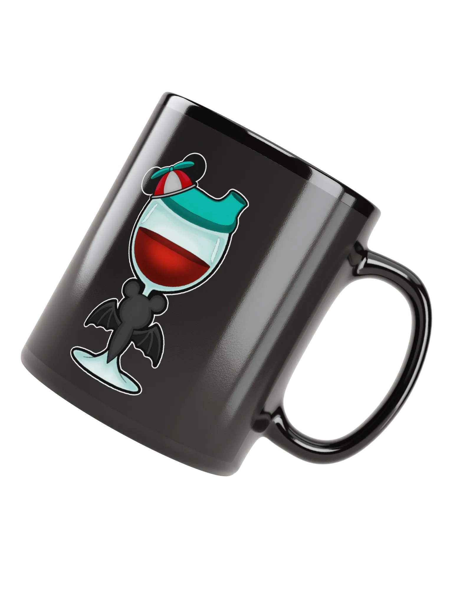 Wine-Hayley Logo Black Mug product image (5)
