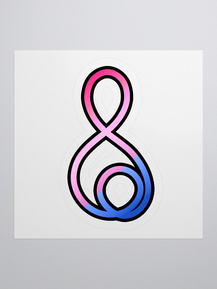 Treble Clef (Bisexual) - Kiss Cut Sticker product image (2)