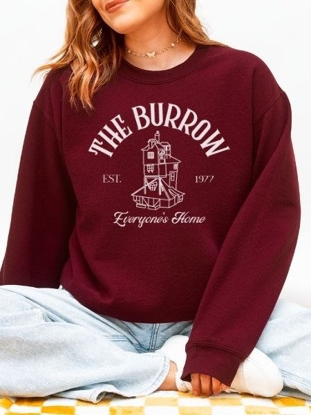 Burrown Cozy Fall Minimalist Sweatshirt product image (3)