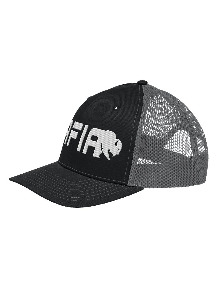 BUFFALO TRUCKER CHAPTER Logo Hat (BW) product image (6)