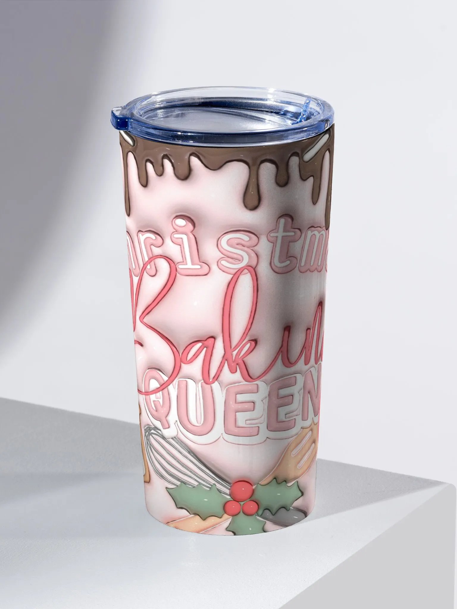 Christmas Baking Queen Stainless Steel Tumbler product image (2)
