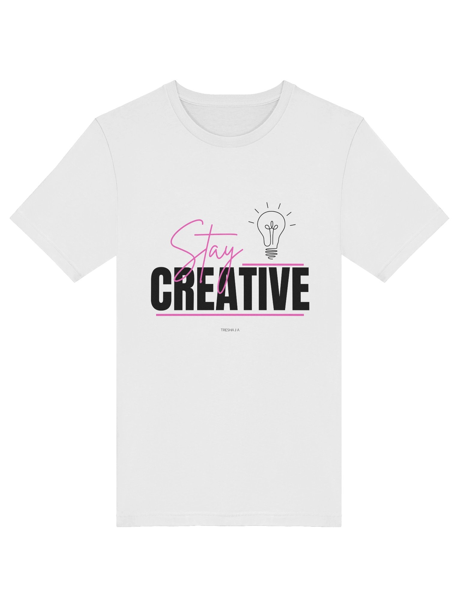 Stay Creative White Tee product image (5)