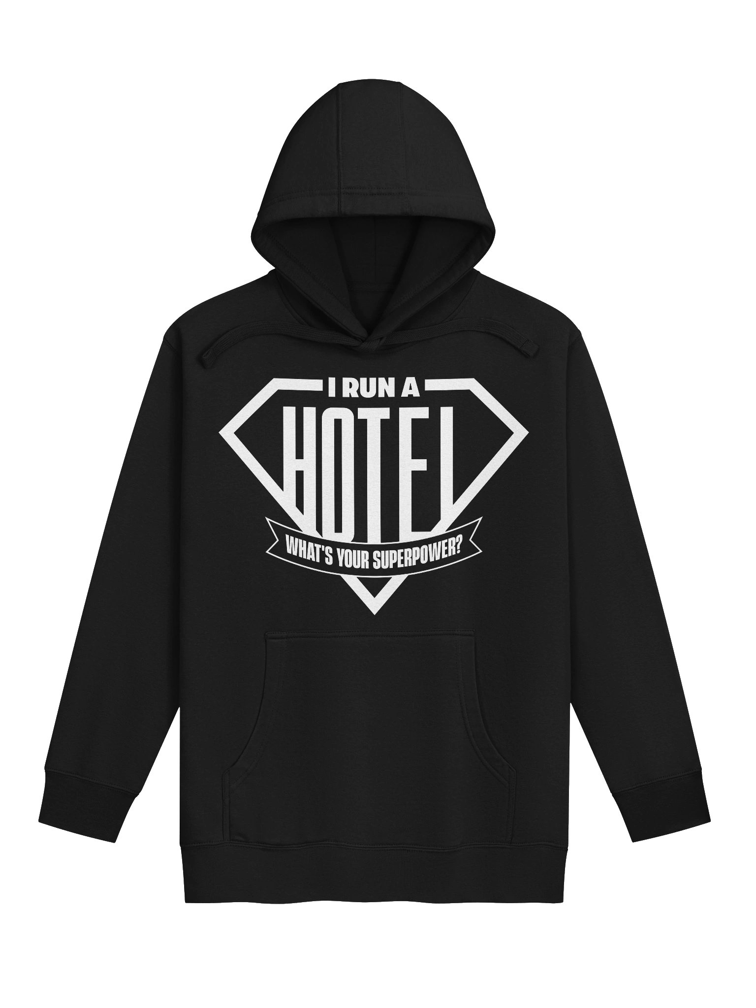 Hotel Sweatshirt – I Ran A Hotel, What's Your Superpower? (Dark) product image (1)