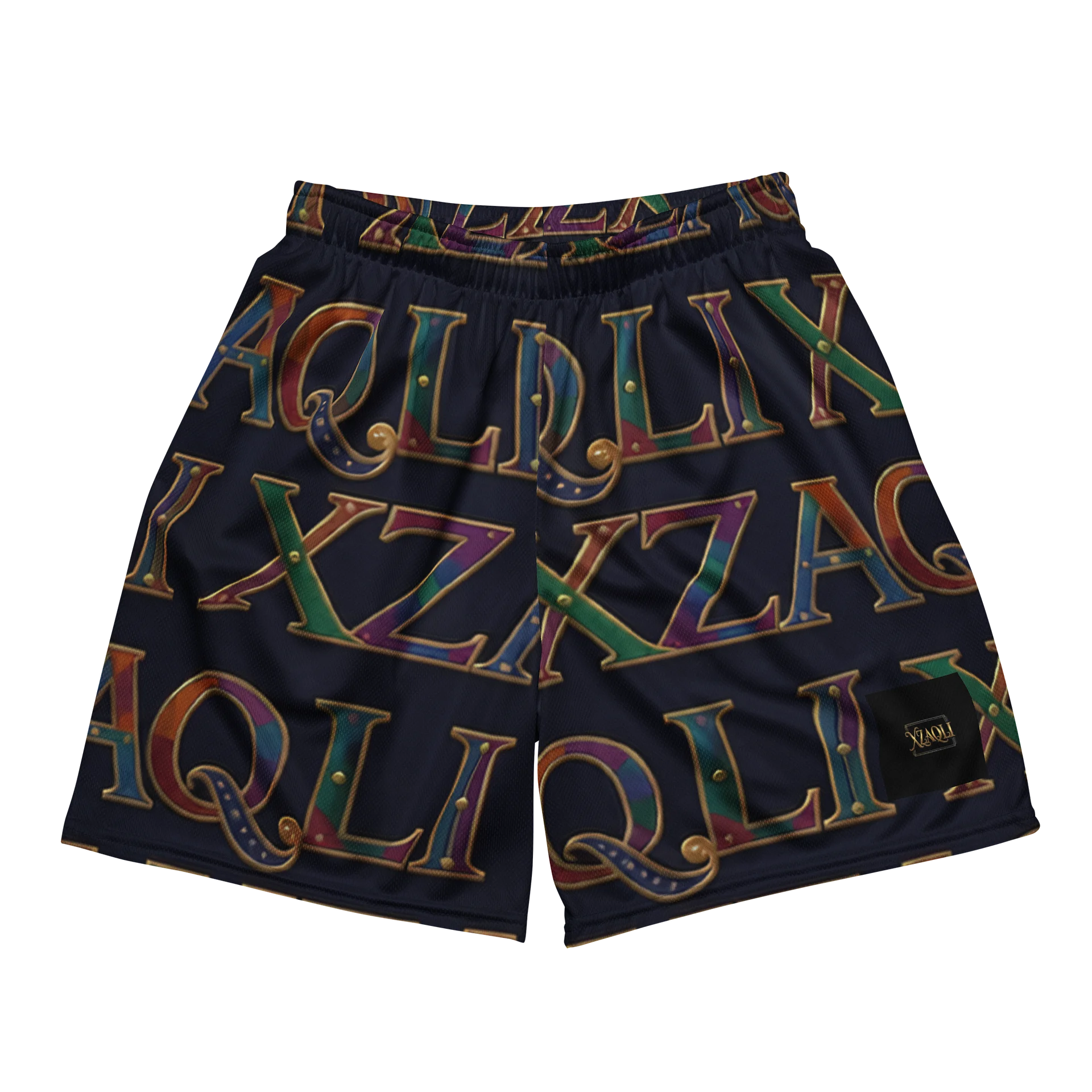 XZAQLI Men's Prism Monogram Mesh Shorts product image (1)