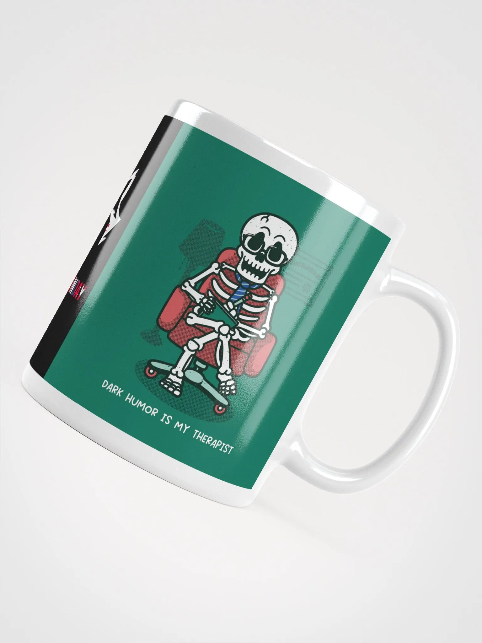 Dark Humor Is My Therapy Coffee Mug product image (4)
