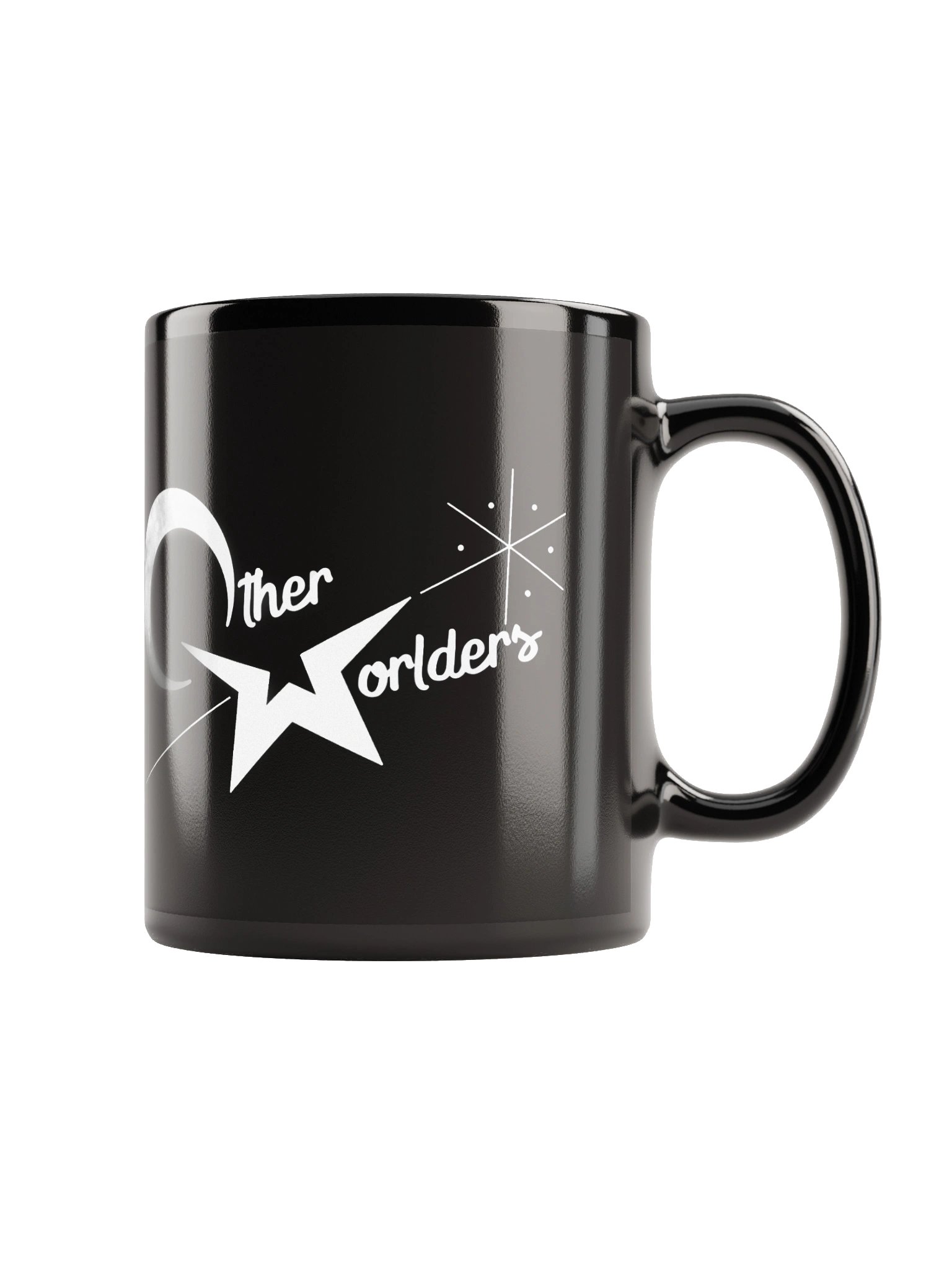 OtherWorlders Lefty Black Mug product image (1)