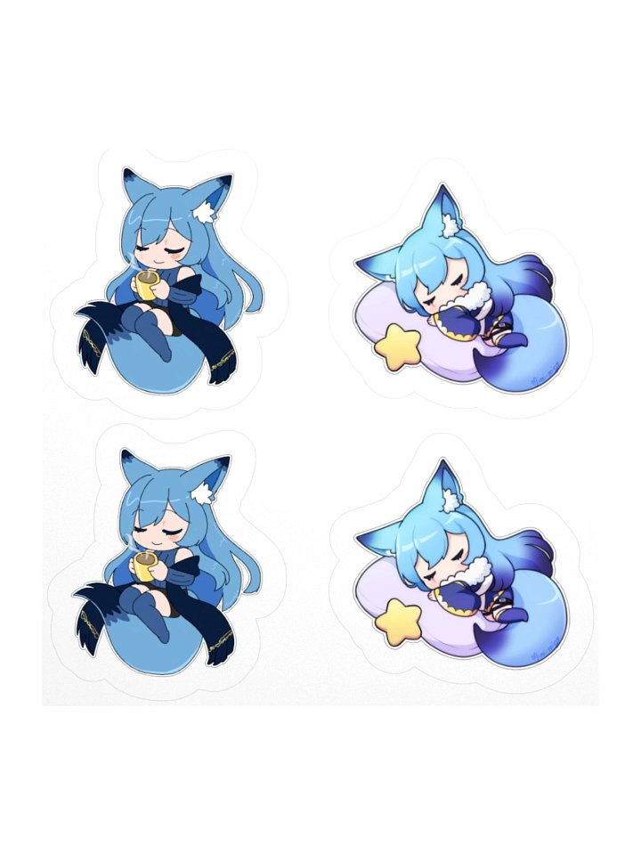 Cozy and Sleepy Dimi Stickers product image (1)