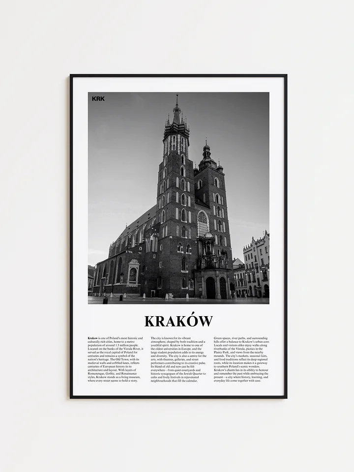 Krakow 01 Newspaper Poster product image (1)
