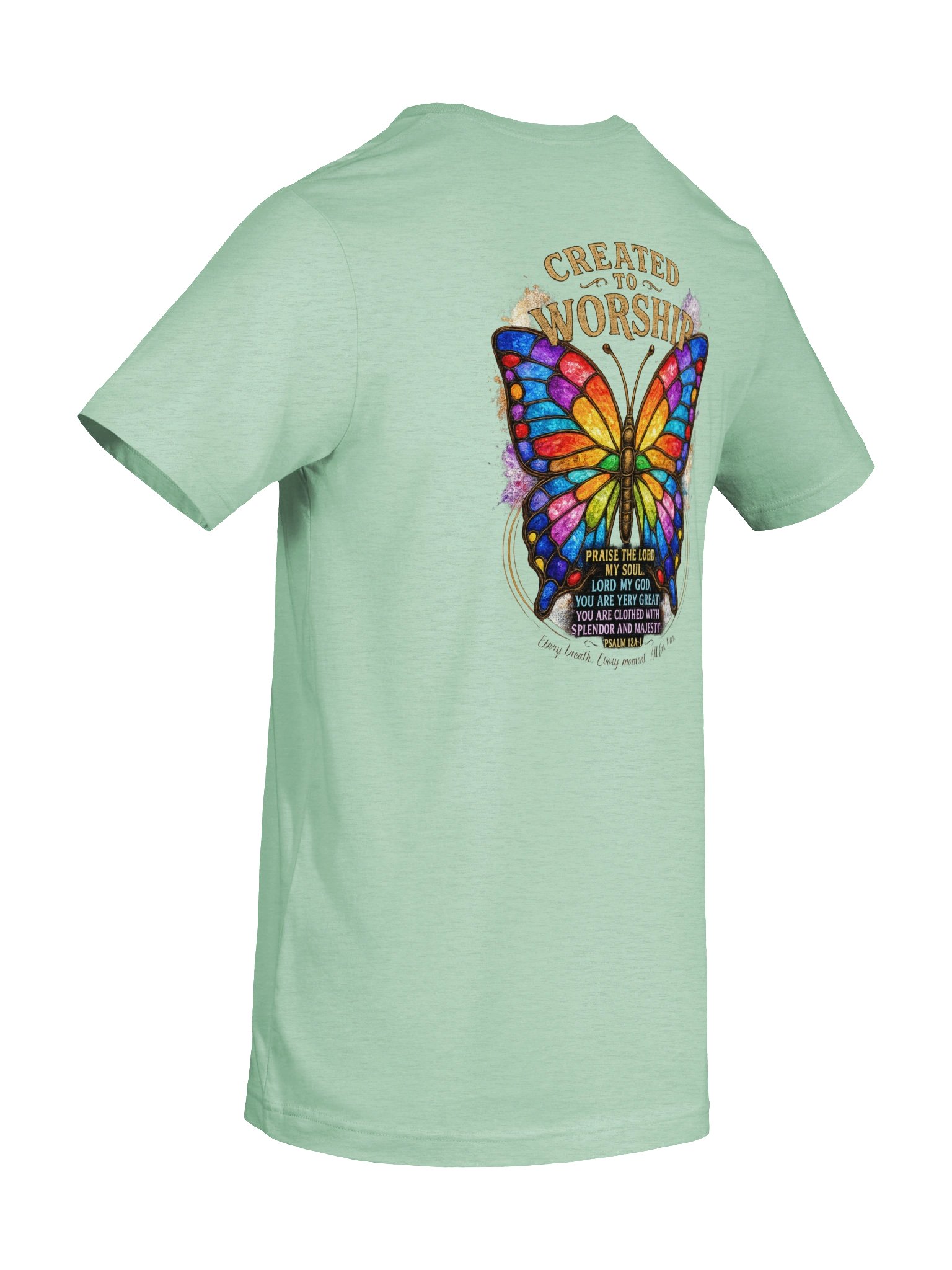 Created to Worship - front/back print product image (122)
