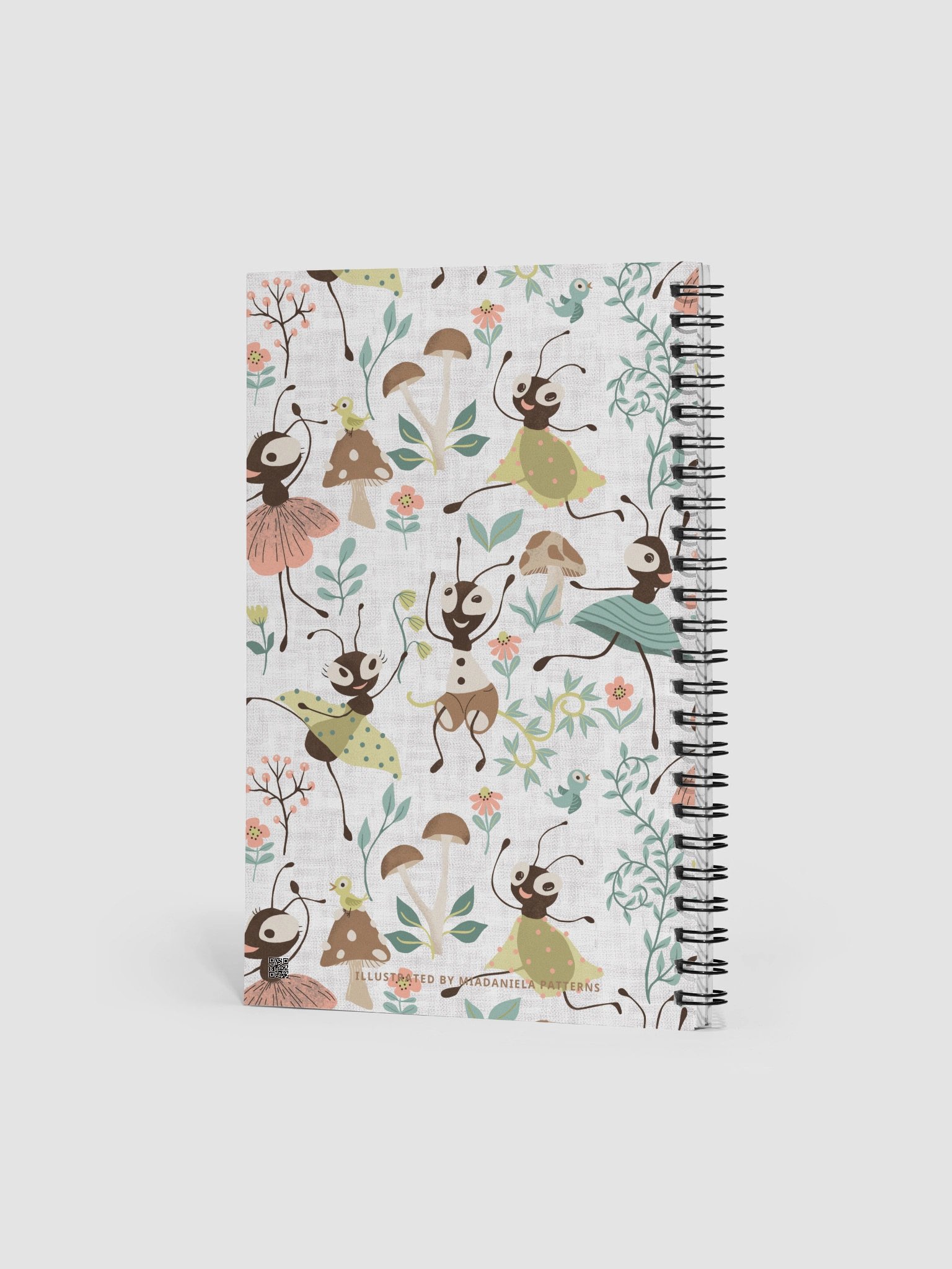 Dancing Bug Friends Spiral Notebook product image (3)