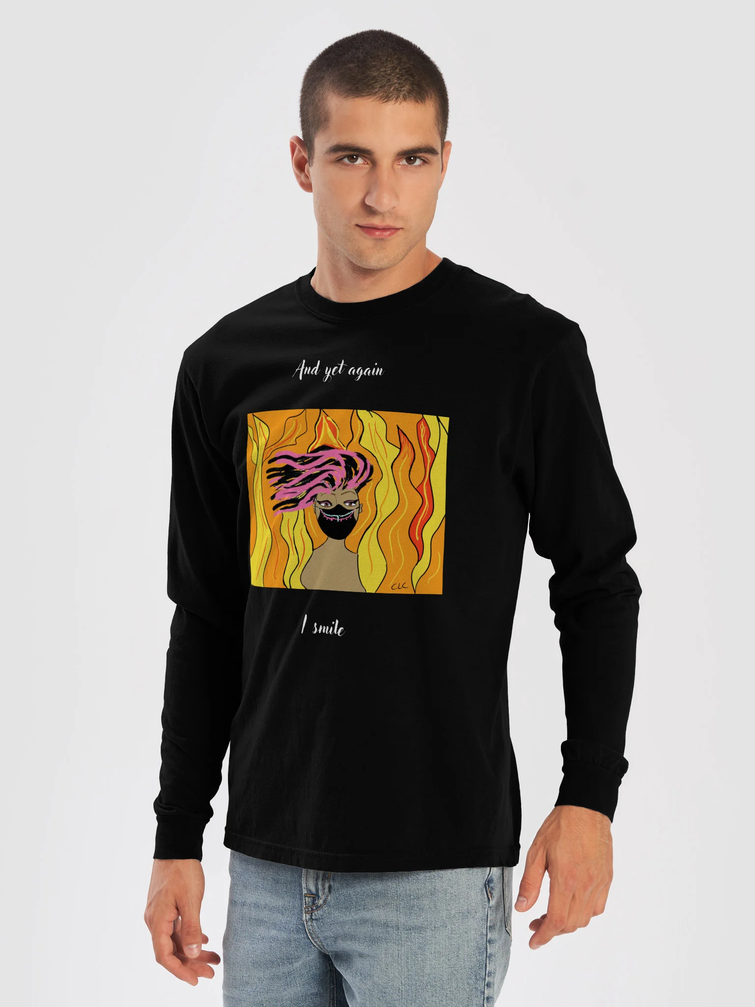 And Yet Again I Smile long sleeve tee product image (29)