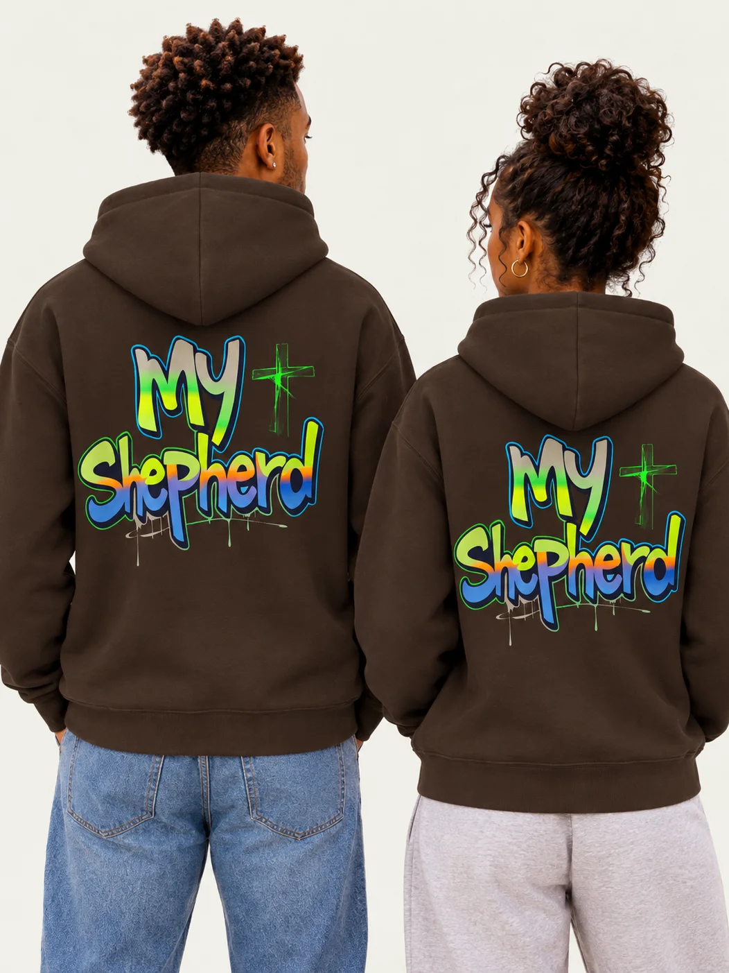 My Shepherd Green Cross Unisex Hoodie product image (8)