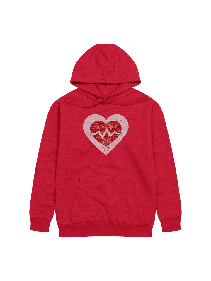 Affectionate Words Heart Premium Hoodie product image (1)
