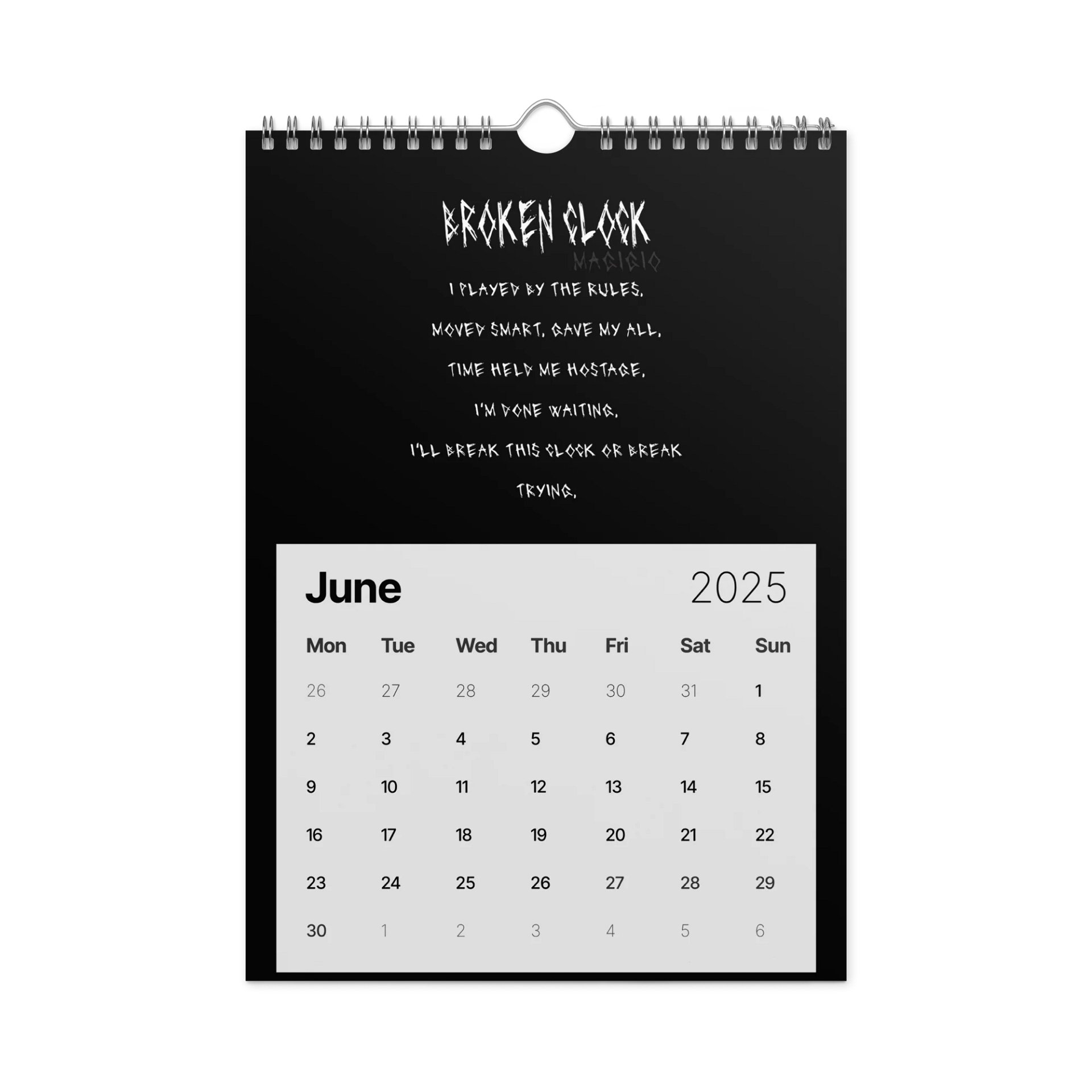 Magigio Broken Clock Wall Calendar product image (8)
