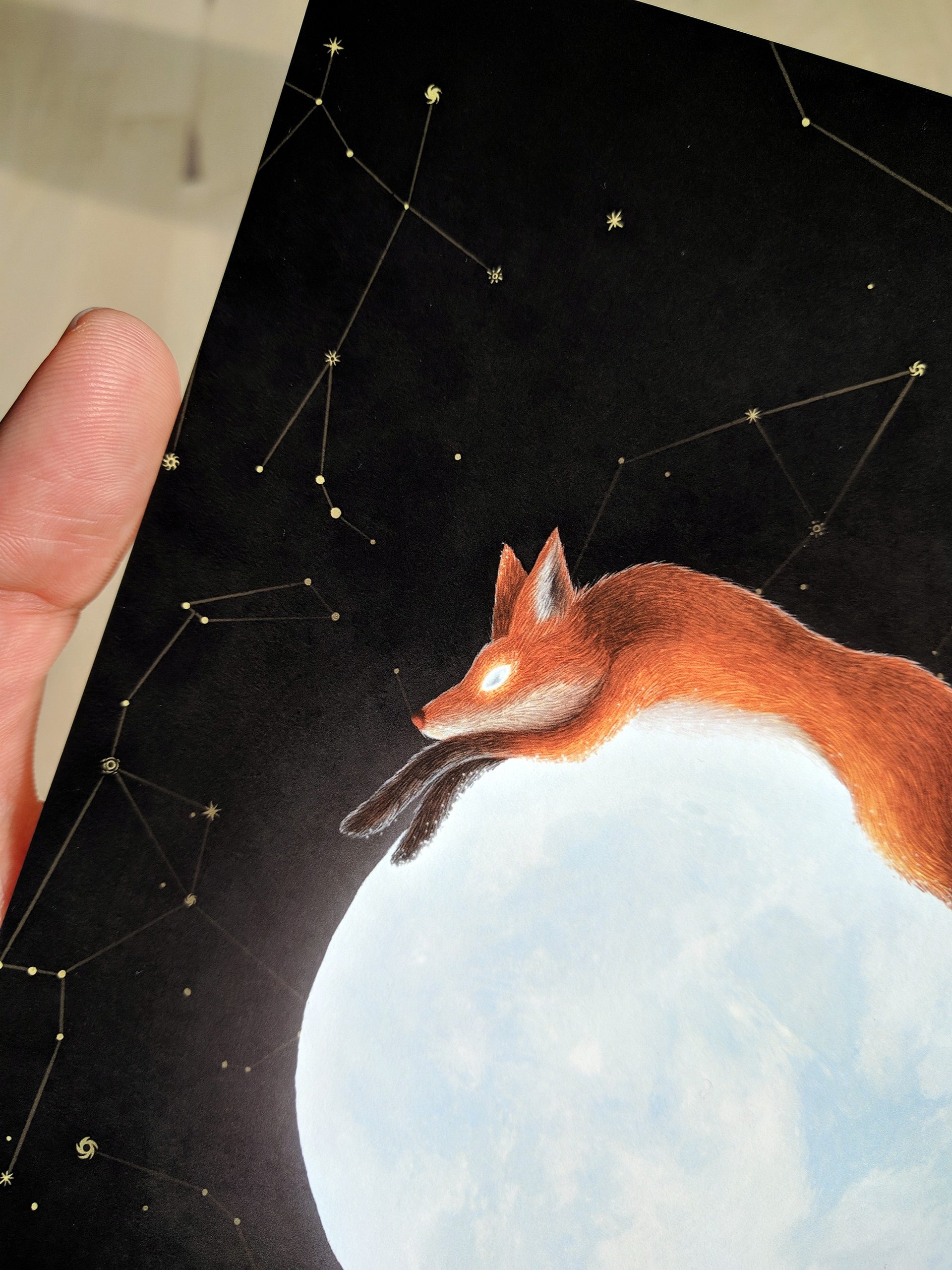 Red Fox on the Moon Art Print No.2 product image (7)
