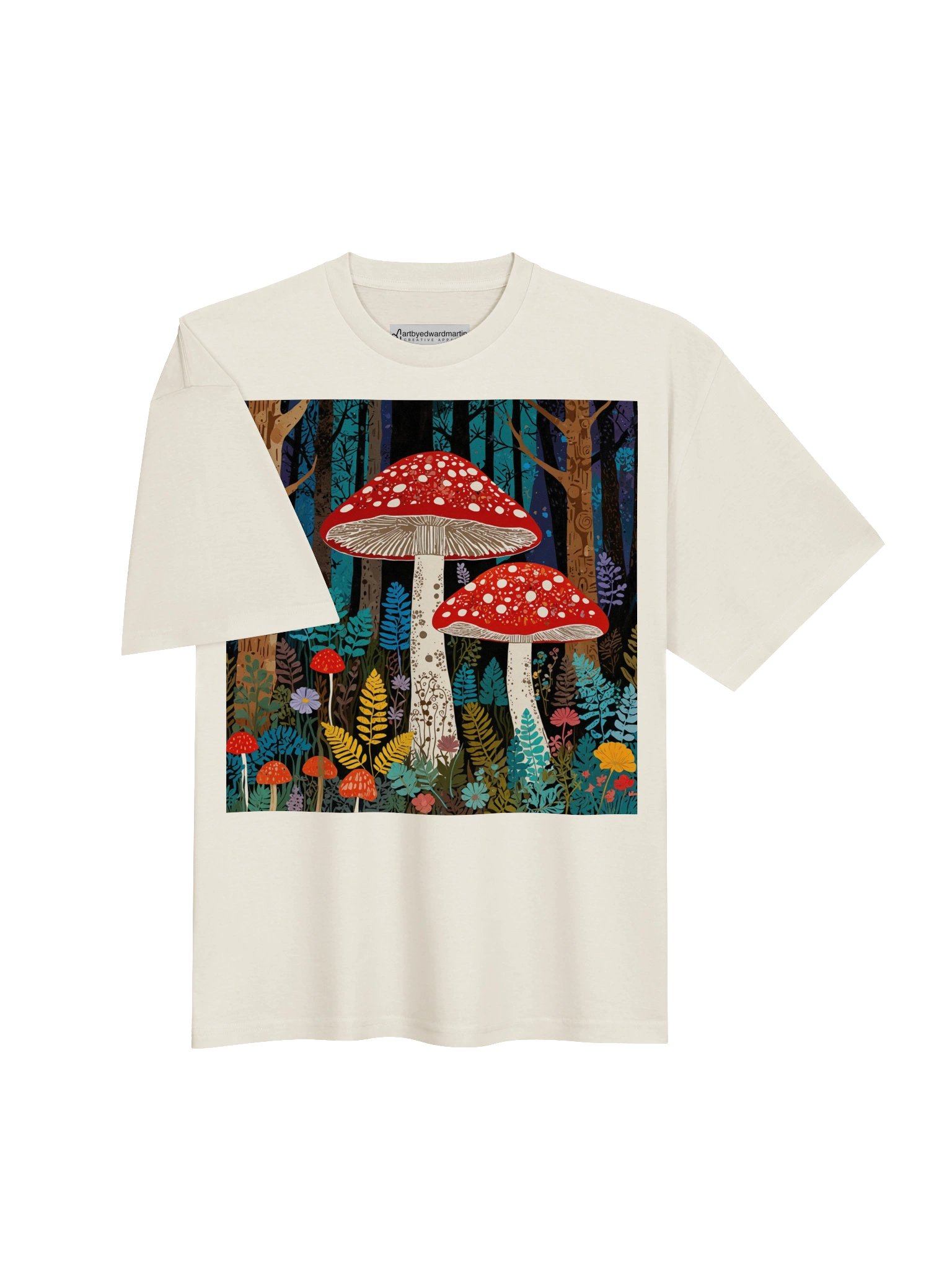 Art by Edward Martin Oversized Tee product image (6)