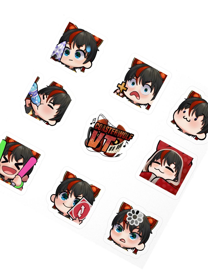 Coaster Emoji stickers product image (2)