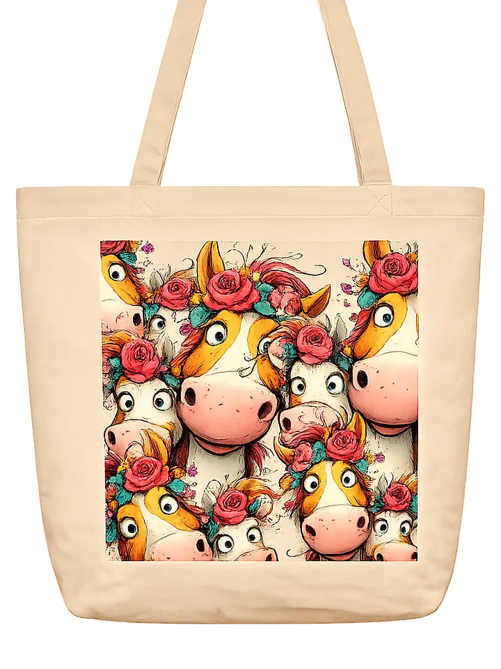 Horse Selfie Tote Bag product image (2)