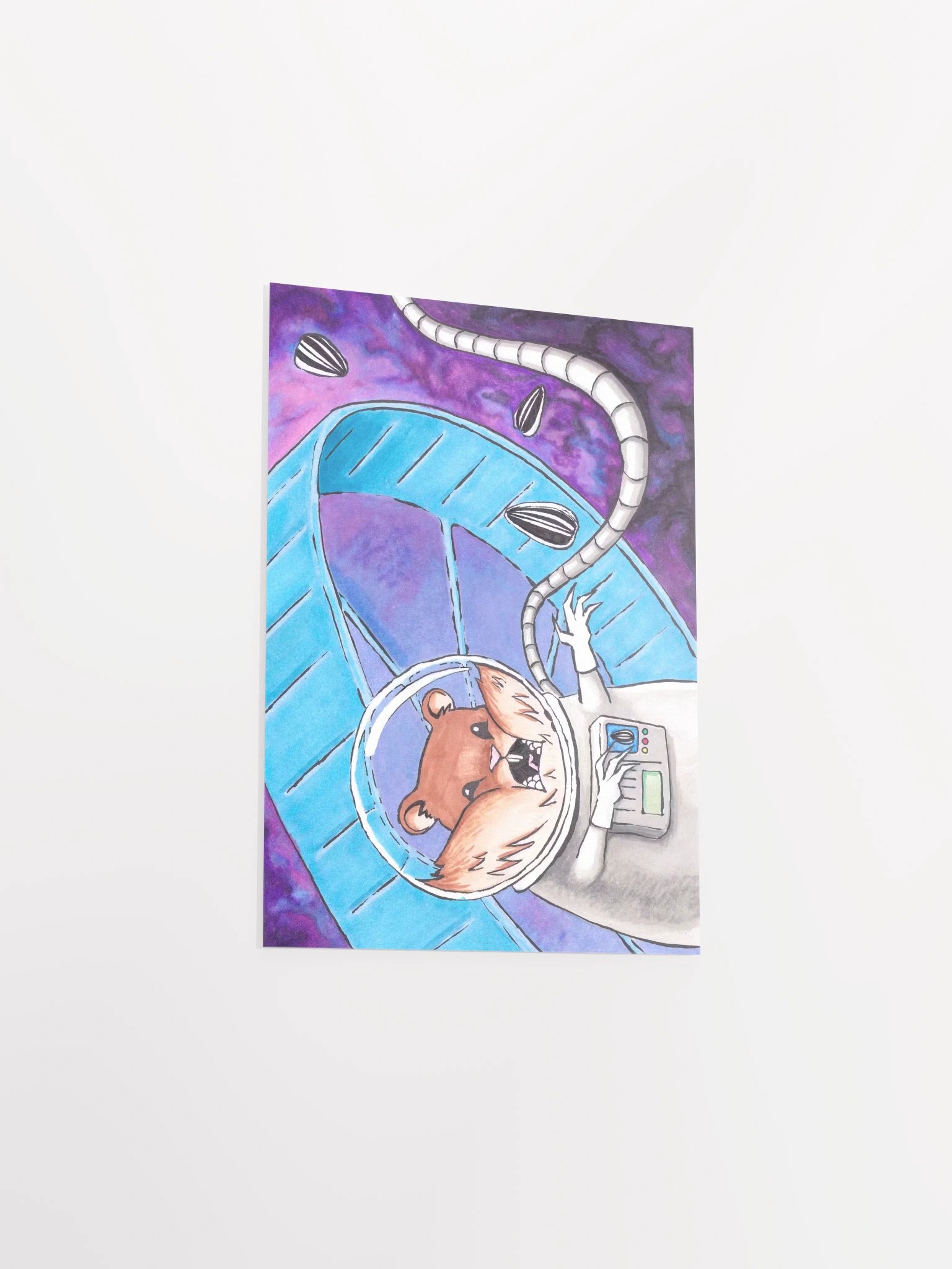 Space Hammy Print product image (3)