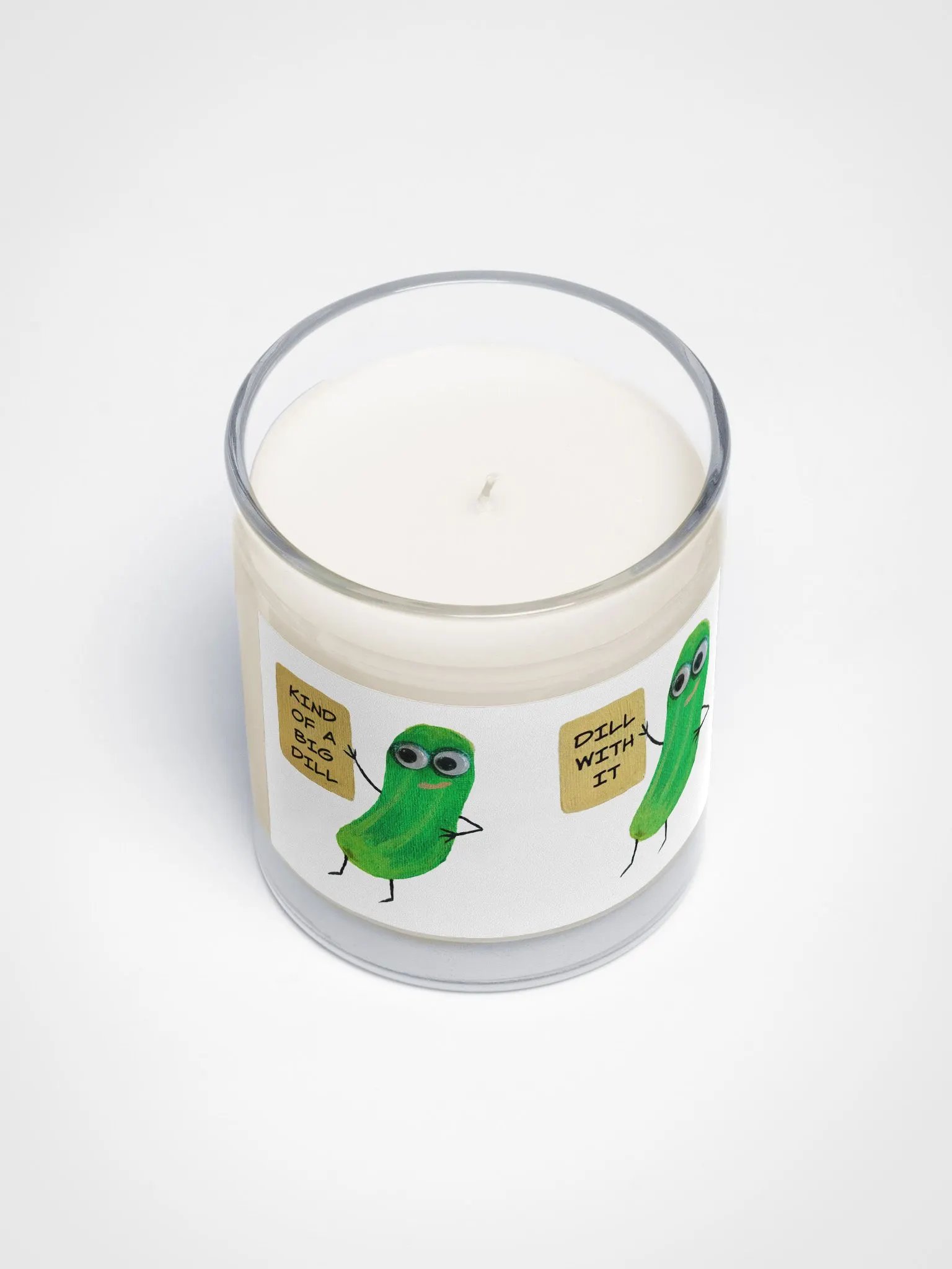 Emotional Support Pickles Soy Wax Candle product image (3)