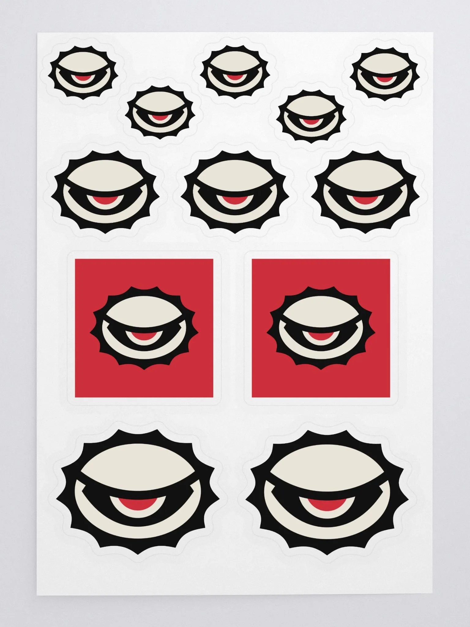 SCOWL STICKER SHEET product image (1)
