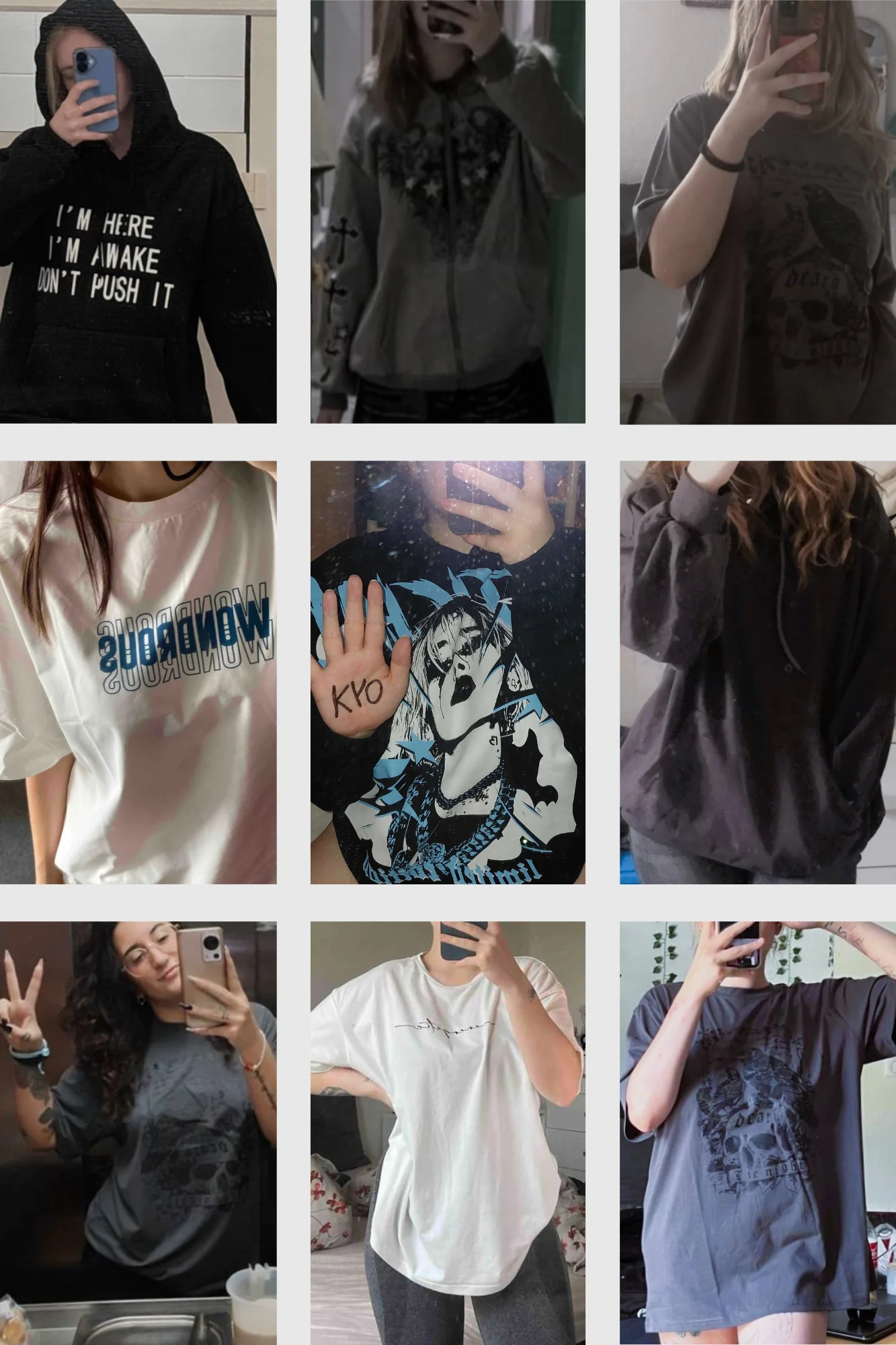 KYO's personal Squid Games baggy T worn while recording audios (used) product image (4)