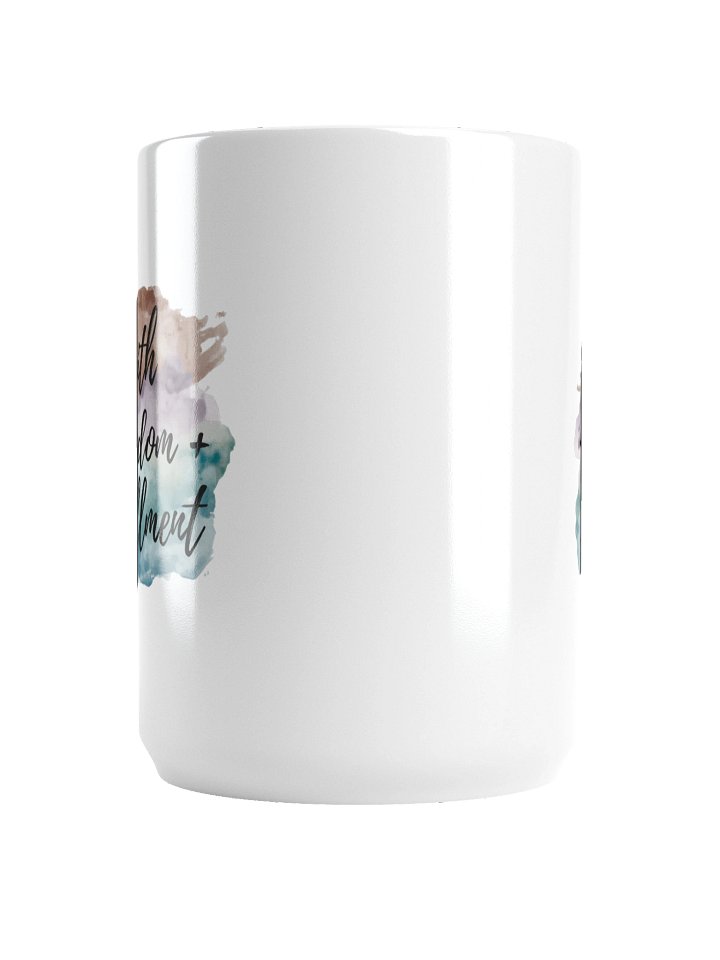 Faith + Freedom + Fulfillment 15 oz Statement Mug product image (2)