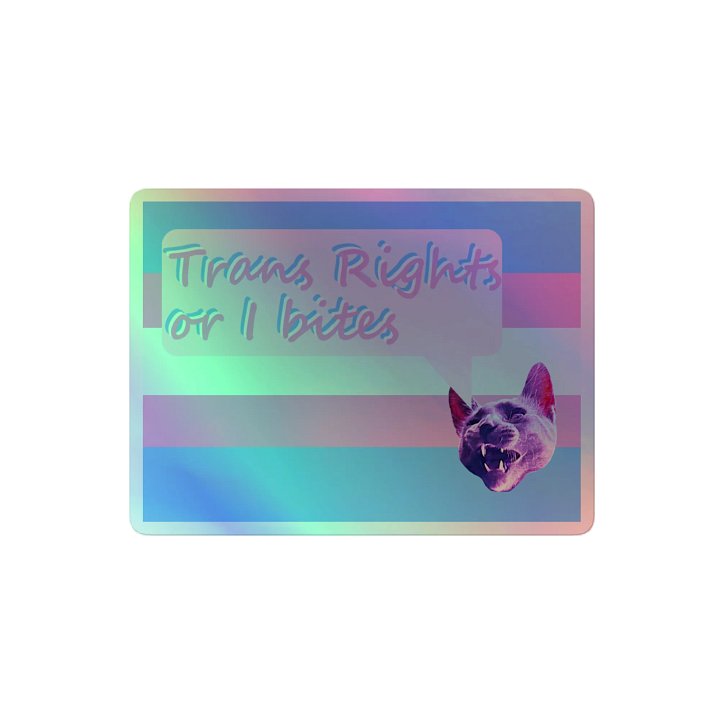 TROIB iridescent sticker product image (2)