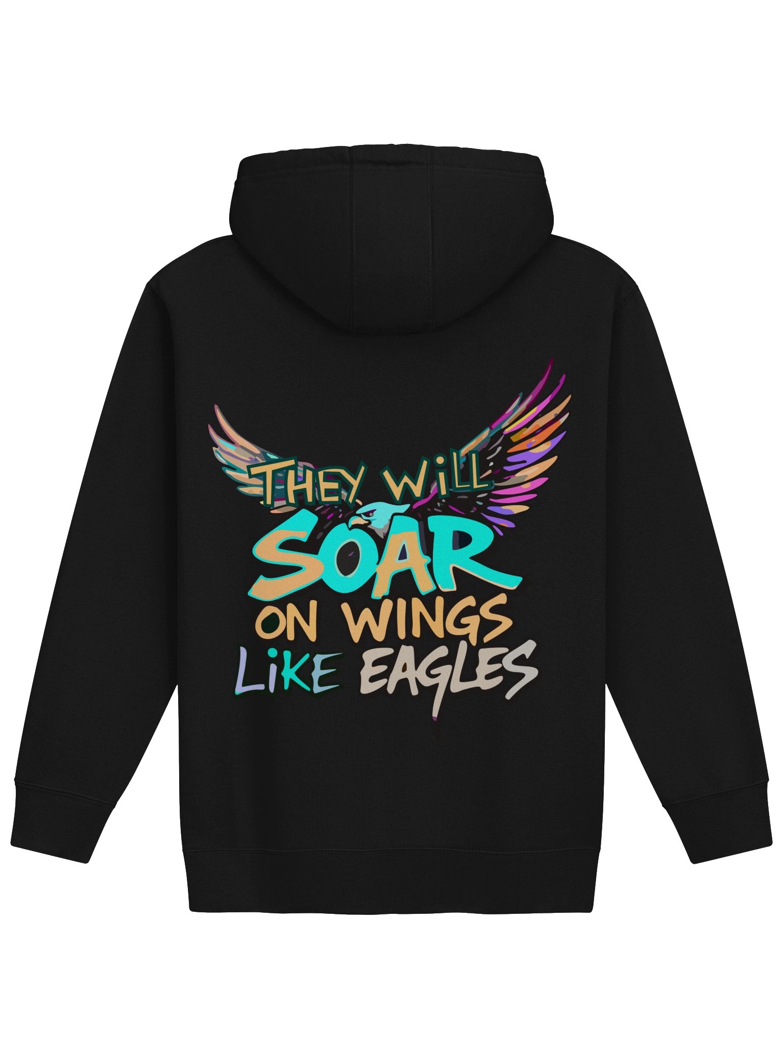 They Will Soar Bible Verse Graffiti Hoodie product image (4)