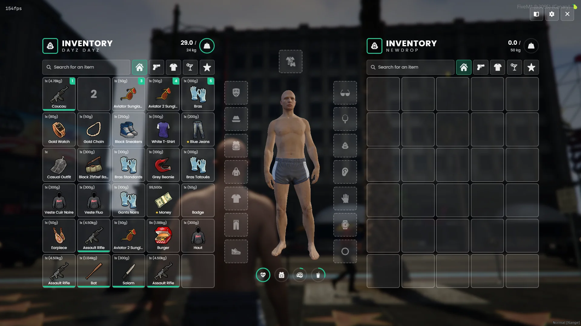 FiveM OX Inventory Redesign | Clothings, Item Throwing, Renaming, Rarity | ESX, QBox product image (1)