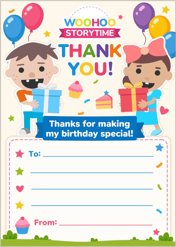 FREE Woohoo Storytime Birthday Party Pack product image (2)