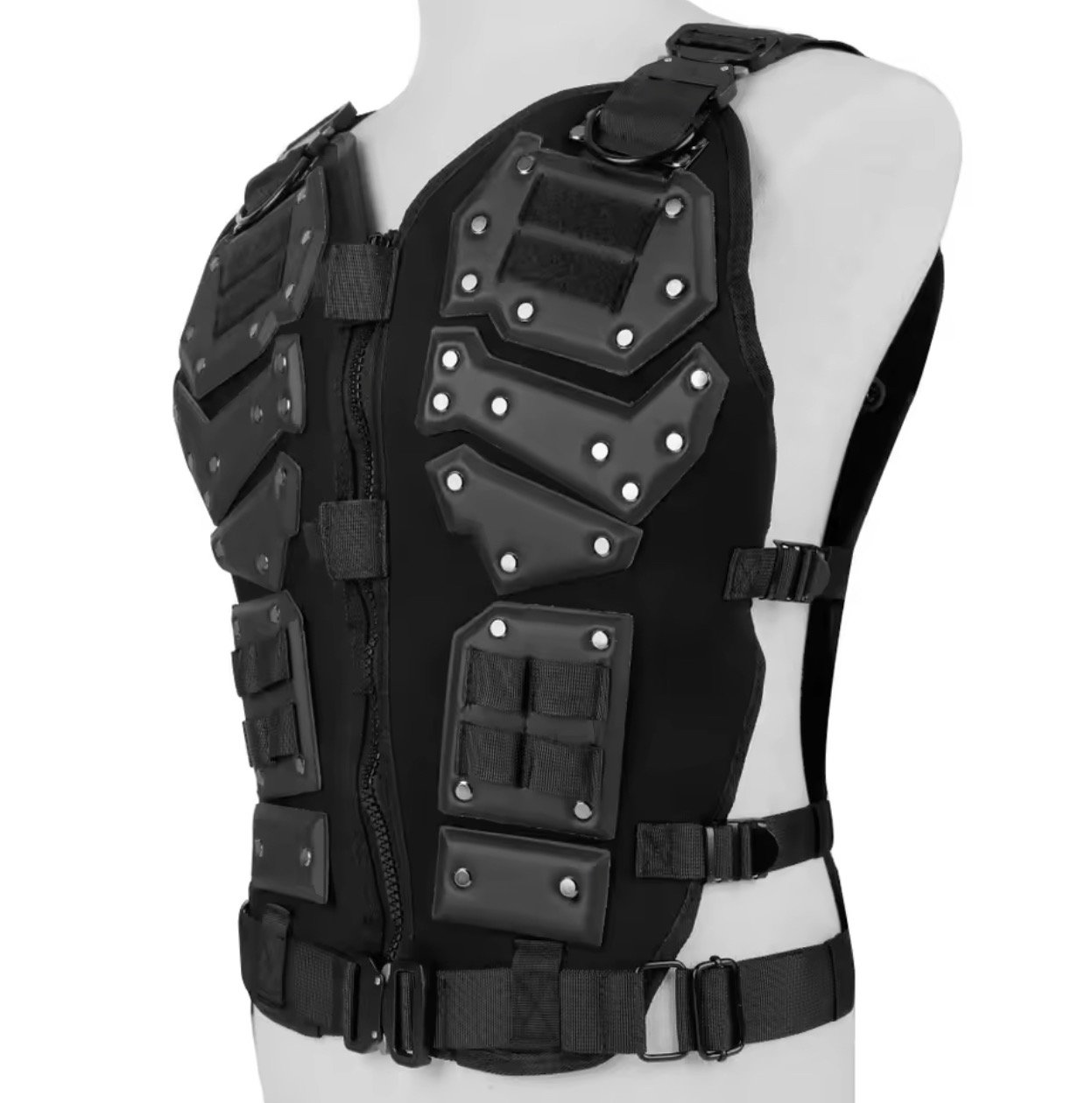 Batman tactical vest body armor protection equipment,gear moto motorcycle gear product image (2)
